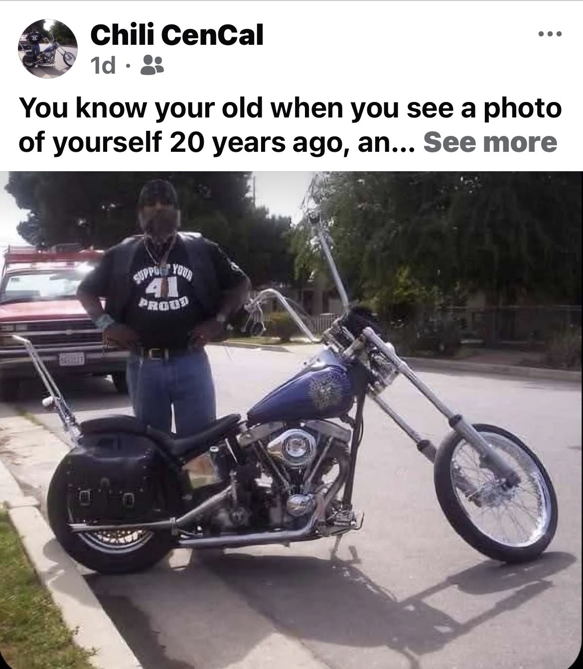 Custom Harley chopper