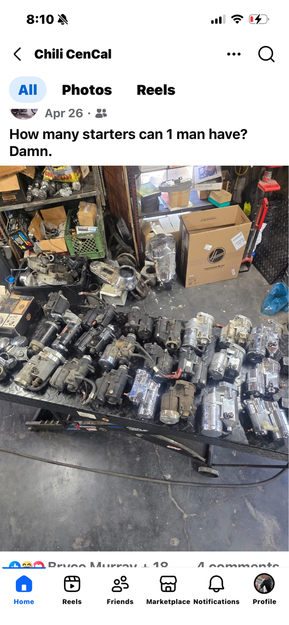 Harley used parts inventory